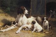 Otto Eerelman Dogs painting